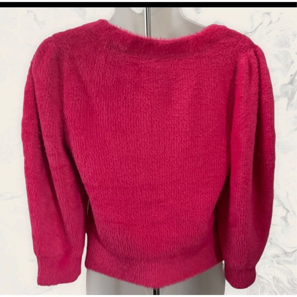 Free People Moonbeam Pullover- Size Small - Raspberry Pop - Picture 4 of 4
